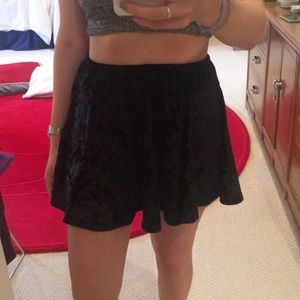 Velvet Brandy Melville Skater Skirt
